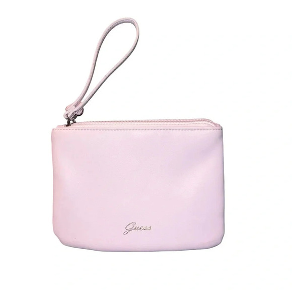 Guess Pink Rainbow And Star Charm Wristlet Bag - Picture 3 of 6